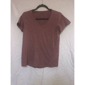 L.L.Bean Lavender V-Neck T-shirt
